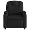 vidaXL Fauteuil inclinable électrique Noir Tissu