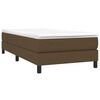 vidaXL Sommier &agrave; lattes de lit avec matelas Marron fonc&eacute; 100x200 cm