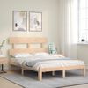 vidaXL Cadre de lit sans matelas 140x200 cm bois massif de pin