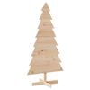 vidaXL Arbre de No&euml;l en bois pour d&eacute;coration 150 cm bois massif de pin