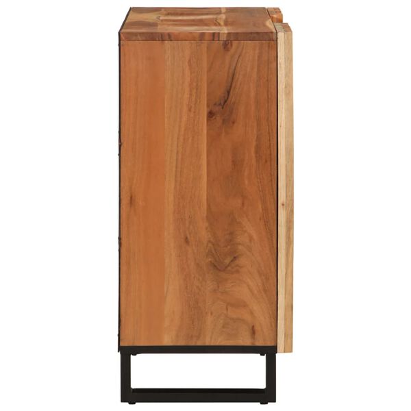vidaXL Buffet 90x34x75 cm bois d'acacia massif