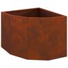 vidaXL Jardini&egrave;re d'Angle Rouill&eacute; 45 x 45 x 35 cm