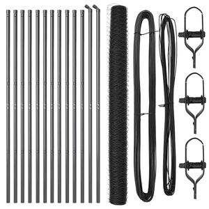 vidaXL Cl&ocirc;ture en fil soud&eacute; pour sol 25 x 1,6 m (l x h)