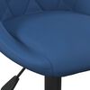 vidaXL Tabouret de bar Bleu Velours