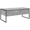 vidaXL Table basse Gris Sonoma 100 x 46 x 40 cm Bois d'ing&eacute;nierie