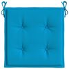 vidaXL Coussins de chaise jardin lot de 4 bleu 40x40x4 cm tissu oxford