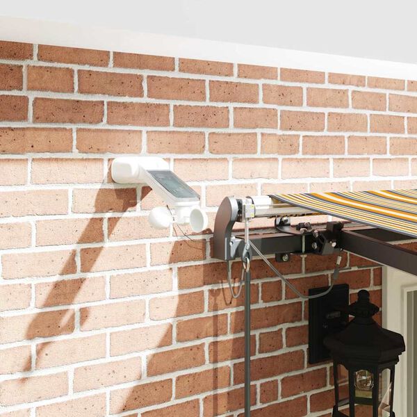 vidaXL Tissu de auvent avec Multicolore 400 &times; 350 cm Polyester