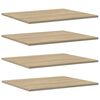 vidaXL Panneau de biblioth&egrave;que 8pcs Ch&ecirc;ne sonoma 60x50x1,5cm Agglom&eacute;r&eacute;