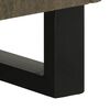 vidaXL Buffet noir 60x33x75 cm bois massif de manguier