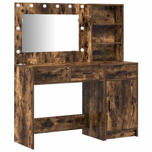 vidaXL Table de Toilette 2 pc Marron 78,5 x 41 x 135 cm