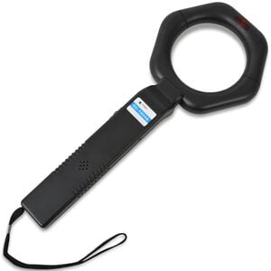 vidaXL D&eacute;tecteur portatif de m&eacute;taux Noir