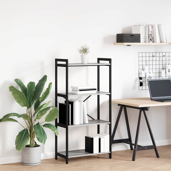 vidaXL &Eacute;tag&egrave;re Sonoma gris 40 x 30 x 85 cm Bois d'ing&eacute;nierie