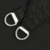 vidaXL Voile de parasol tissu oxford carr&eacute; 6x6 m noir