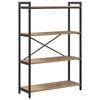 vidaXL &Eacute;tag&egrave;re 80 x 30 x 120 cm Bois d'ing&eacute;nierie Ch&ecirc;ne artisanal
