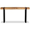 vidaXL Table console Bois de r&eacute;cup&eacute;ration massif r&eacute;glable