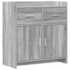 vidaXL Buffet Sonoma gris 75 x 36 x 80 cm Bois d'ing&eacute;nierie
