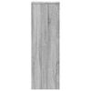 vidaXL Support pour plantes sonoma gris 33x33x100 cm bois d'ingénierie