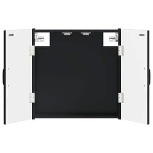 vidaXL Cabinet pour cible UTRECHT Noir 52,5 x 10,5 x 53,5 cm