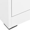 vidaXL Classeur Blanc 46x62x72,5 cm Acier