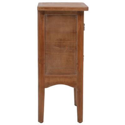 vidaXL Table de chevet Bois de sapin massif 40 x 29 x 68 cm Marron