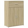 vidaXL Buffets 2 pcs ch&ecirc;ne sonoma 60x30x84 cm bois d'ing&eacute;nierie