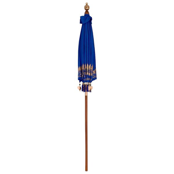 vidaXL Parasol balinais Bleu 185 x 185 x 260 cm