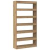 vidaXL Biblioth&egrave;que 6 niveaux 100 x 30 x 198 cm Bois d'ing&eacute;nierie