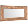 vidaXL Miroir décoratif Teck 120x60 cm Rectangulaire