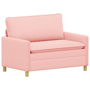 vidaXL Canap&eacute; Rose 126 x 81 x 87,5 cm Tissu