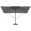 vidaXL Parasol Anthracite 351 x 250 x 260 cm Polyester et Aluminium