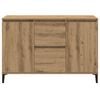 vidaXL Buffet chêne artisanal 102x35x70 cm bois d'ingénierie
