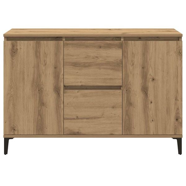 vidaXL Buffet chêne artisanal 102x35x70 cm bois d'ingénierie