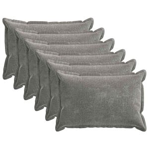 vidaXL Housse de coussin 2 pcs HOUTEN Gris clair 50 x 70 cm