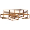 vidaXL 5 pc Ensemble de canap&eacute;s d'ext&eacute;rieur Bois d'Acacia Massif