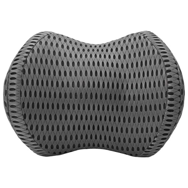 vidaXL Oreiller avec oreiller R&eacute;glable Gris 31 x 23 x 14 cm Maille 4D