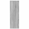 vidaXL Support pour plantes sonoma gris 33x33x100 cm bois d'ing&eacute;nierie