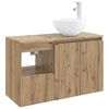 vidaXL Ensemble de mobilier de salle de bain 2 pc Ch&ecirc;ne artisanal