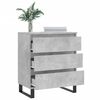 vidaXL Buffet Gris b&eacute;ton 60x35x70 cm Bois d'ing&eacute;nierie