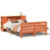vidaXL Cadre de lit sans matelas cire marron 140x190cm bois pin massif