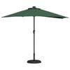 vidaXL Parasol de jardin Vert 294 x 150 x 224 cm Polyester et Acier