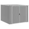 vidaXL Abri de jardin Gris 195x198x159 cm M&eacute;tal galvanis&eacute;