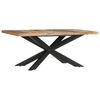 vidaXL Table de salle à manger 180x90x76cm Bois de récupération solide