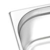 vidaXL R&eacute;cipients Gastronorm 2 pcs GN 1/2 150 mm Acier inoxydable