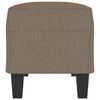 vidaXL Banc Taupe 100x35x41 cm Tissu