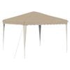 vidaXL Tente de f&ecirc;te pop-up 288 x 288 x 245 cm Cr&egrave;me Tissu Oxford