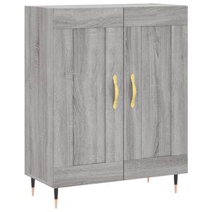 vidaXL Buffet sonoma gris 69,5x34x90 cm bois d'ing&eacute;nierie