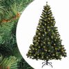 vidaXL Sapin de No&euml;l Artificiel &agrave; Branches Articul&eacute;es 180 cm 300 LED