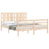 vidaXL Cadre de lit sans matelas 160x200 cm bois massif