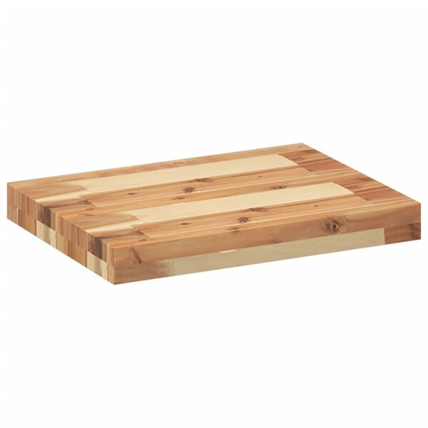 vidaXL &Eacute;tag&egrave;res flottantes 4 pcs 60x30x4 cm acacia massif &agrave; l'huile
