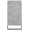 vidaXL Buffets 2 pcs gris b&eacute;ton bois d'ing&eacute;nierie